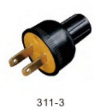 专业生产南美规工业插头PVC 全铜型号311-3