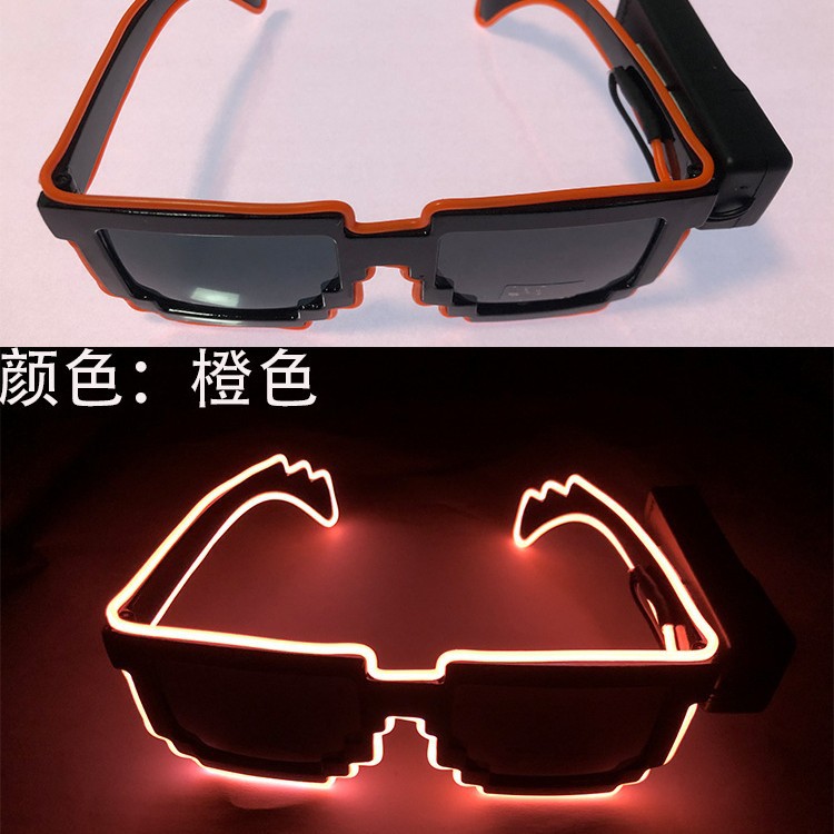 Gafas de sol con marco negro naranja