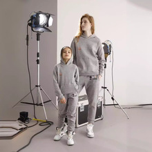 2026秋冬新款女士卫衣睡衣大码贴布绣套装