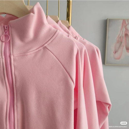 Delong yoga clothes, children's dance clothes, long-sleeved suits, children's exercise clothes, folk dance, Chinese dance, girls' ballet