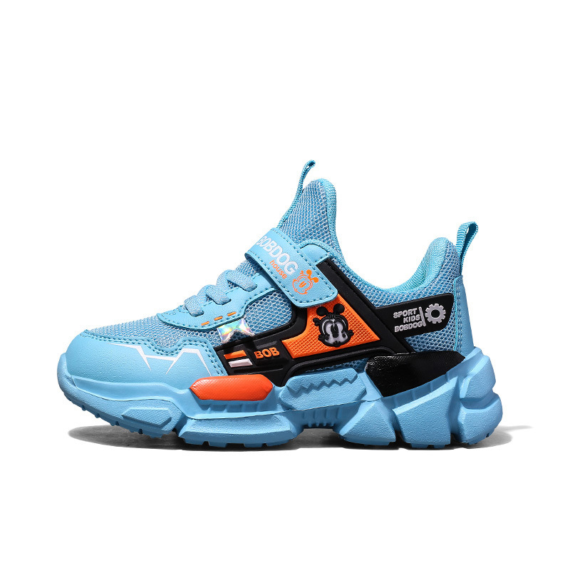 2021 Spring New Boys Shoes Kids Sneakers Mesh Lightweight Breathable Shoes Boys Fashion Casual Shoes