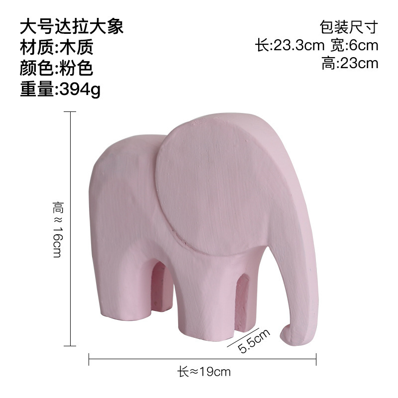現代のシンプルなモランディ色の創意達拉木の木馬の置物の家庭の装飾品の客間のテレビの戸棚のお茶の数々の装飾|undefined