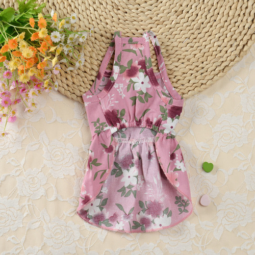 Pet new cat and dog skirts five-color lady skirt streamer skirt princess skirt spring and summer clothes dog clothes pet clothes