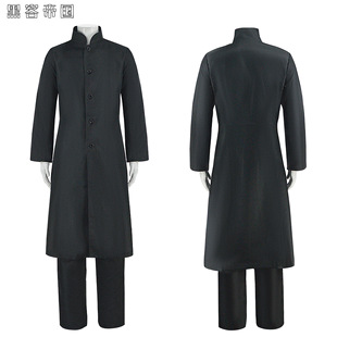 Movie the Matrix Neo Cos Costume Halloween Cosplay Neo Windbreaker Cosplay Costume Full Set