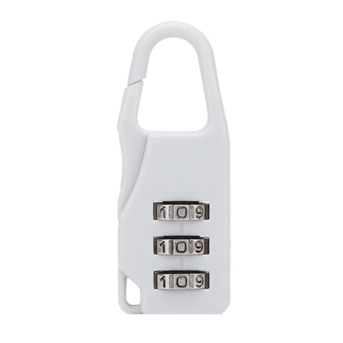 Plastic Combination Padlock Suitcase Child Schoolbag Zipper Padlock Backpack Combination Lock Padlock Small Gift for Gifting