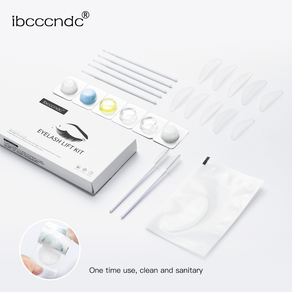 ibcccndc Eyelash perming set, disposable cold eyelash perming tool, simple eyelash perming and curling set undefined