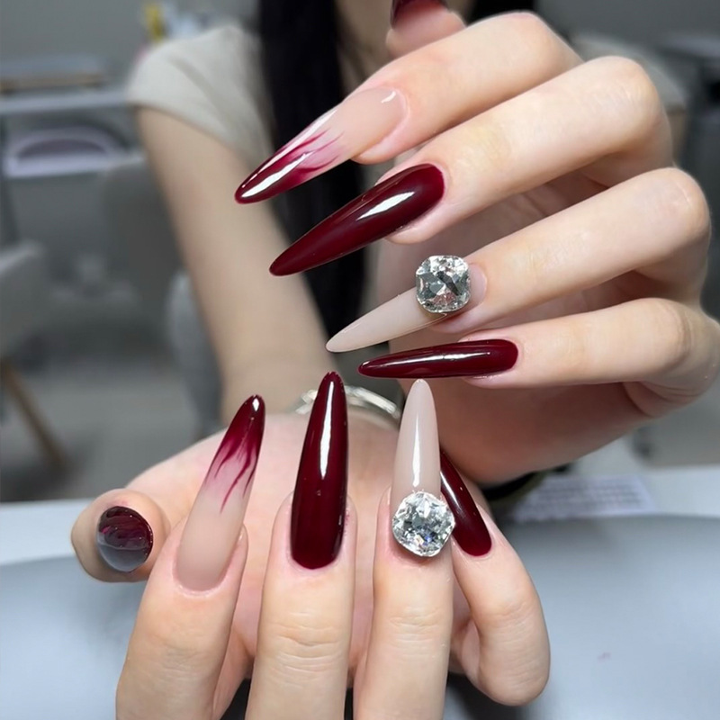 BY1805 퍼플 파이어 빅 다이아몬드 글루 타입