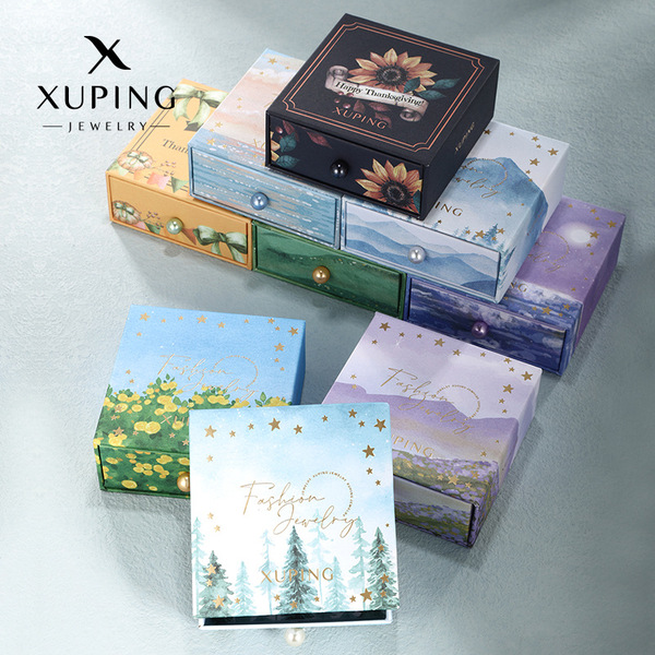 Xuping original design square gift box gift box earring gift box