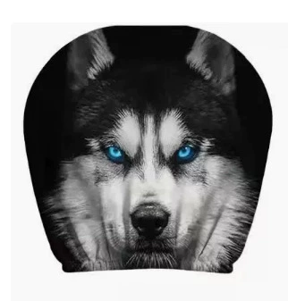 Universal seat cover best-selling universal pullover printed car headrest - blue-eyes-husky-double-sided-printing-1-piece