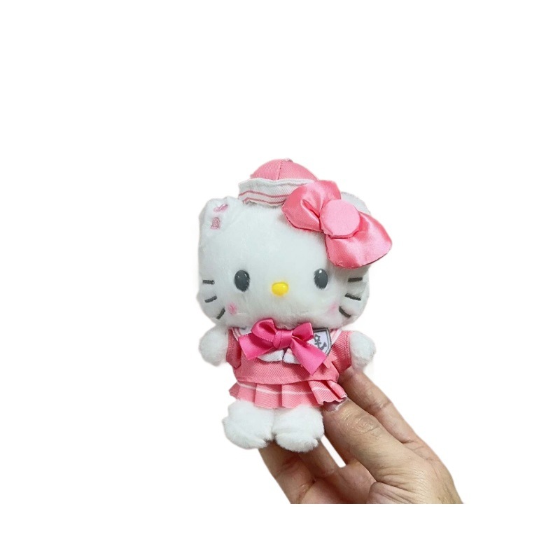 可爱海军水手服kitty 美乐蒂库洛米毛绒玩偶挂件公仔挂饰生日礼物|undefined