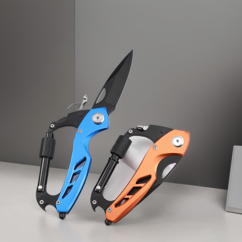 登山扣背包现货水瓶型环扣登山扣安全挂钩d车扣把手挂物登山扣背