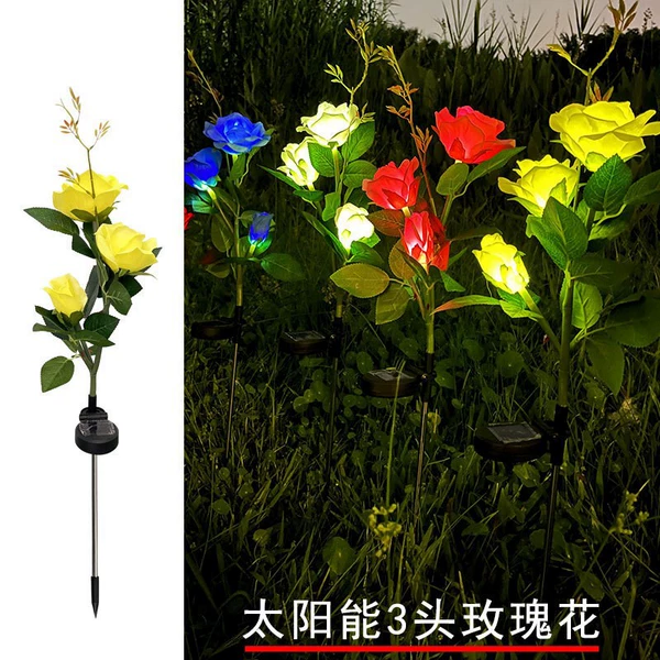 3 roses yellow