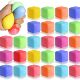 Cross-border stress cube cube cube mini flour ball decompression toy TPR slow rebound pinch music decompression toy