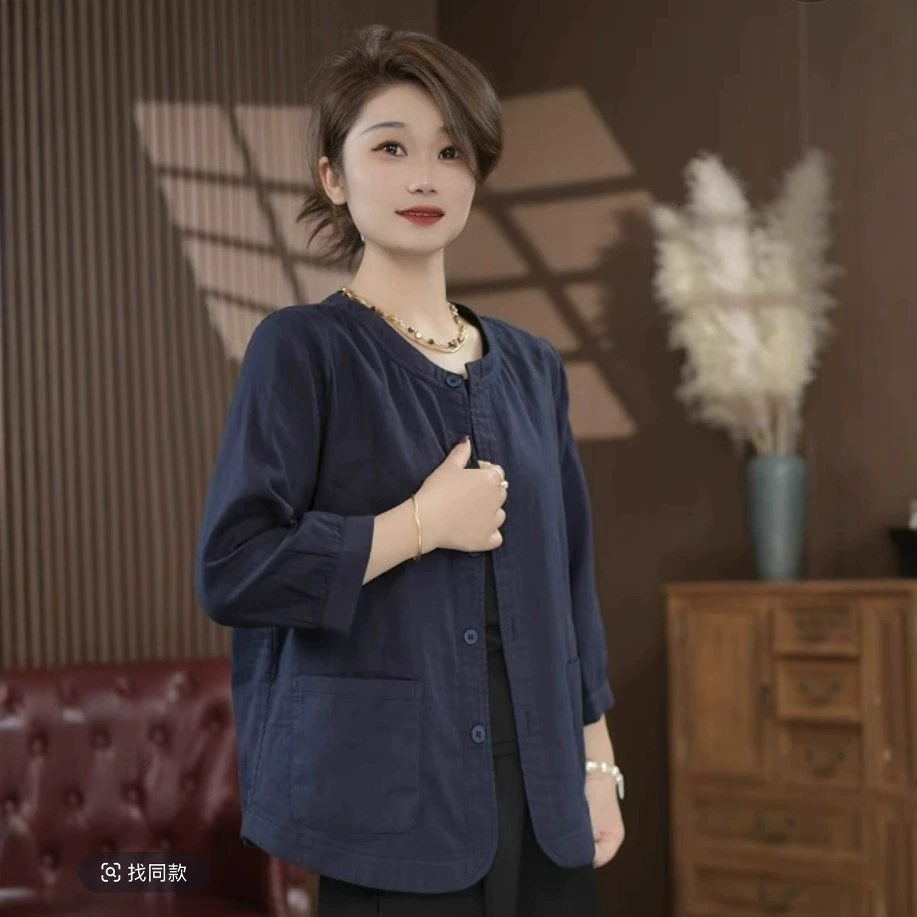 Новый летний повседневный двухслойный кардиган из хлопчатобумажной пряжи, женский модный однотонный универсальный топ для похудения