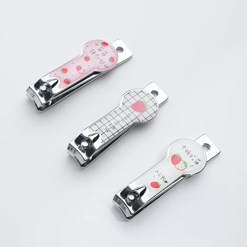 可爱草莓 指甲钳 厂家批发精美 指甲刀 碳钢 滴胶 指甲剪
