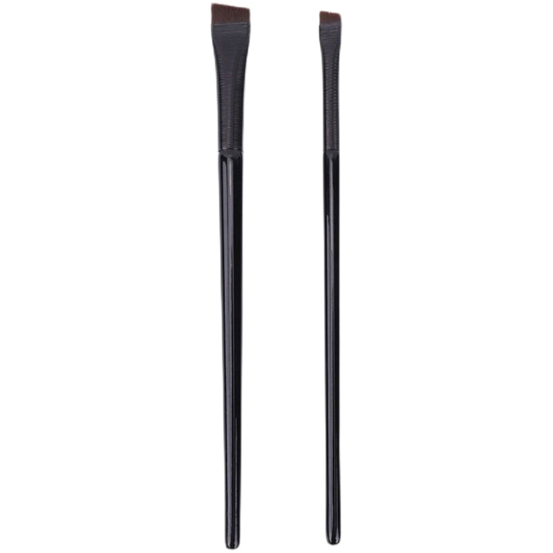 Hoja Eyeliner cepillo maquillaje cepillo belleza herramienta hoja ceja cepillo oblicuo ojo sombra Eyeliner portátil Eyeliner
