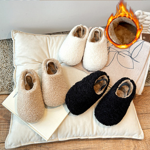 Winter Baby Shoes for Girls, Warm Shoes with Thickened Cotton, Casual Shoes, 2025 Fashionable New Cotton Shoes, Stylish Big Cotton Shoes