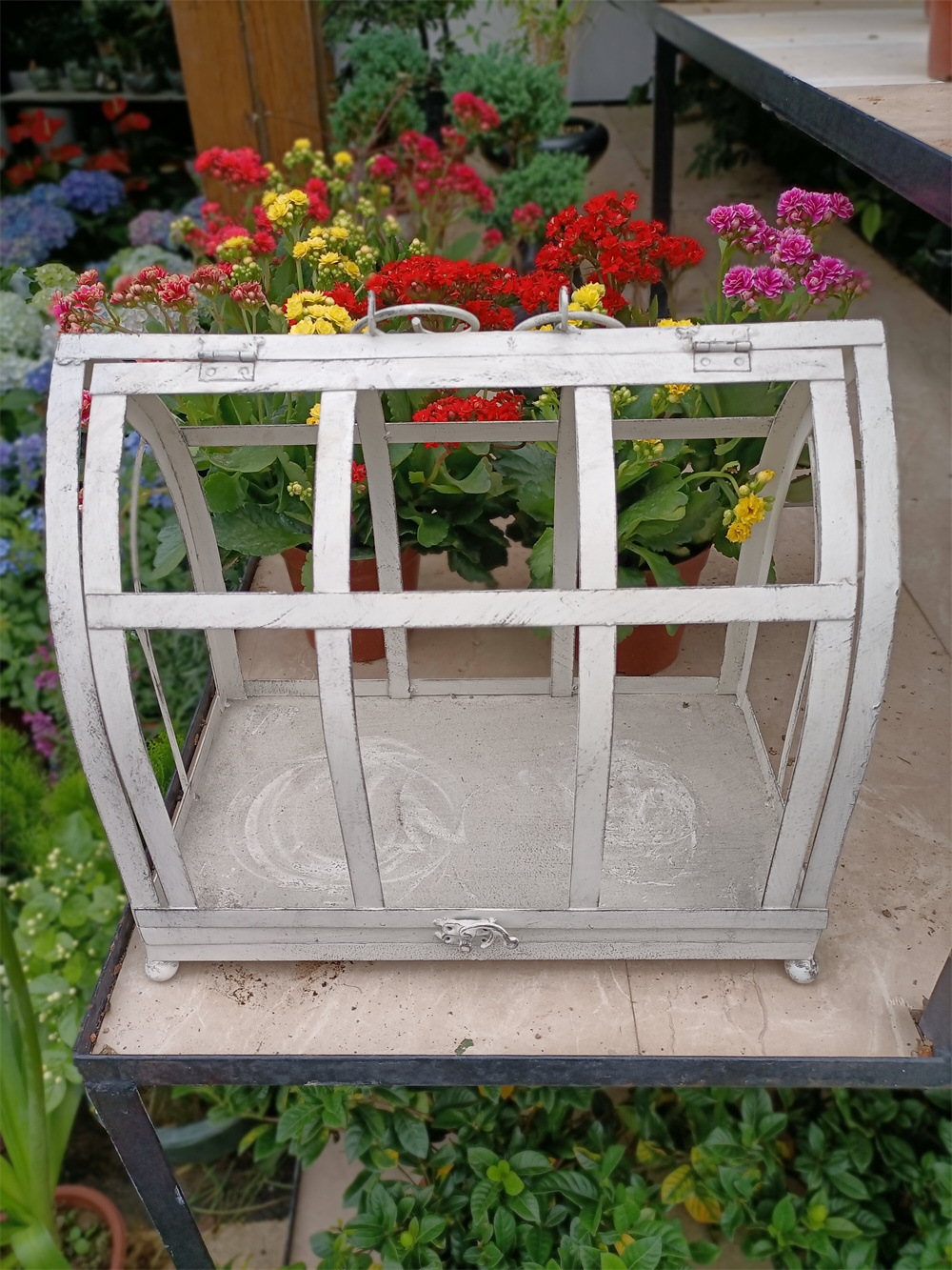 플로라 대형 화이트 드레스