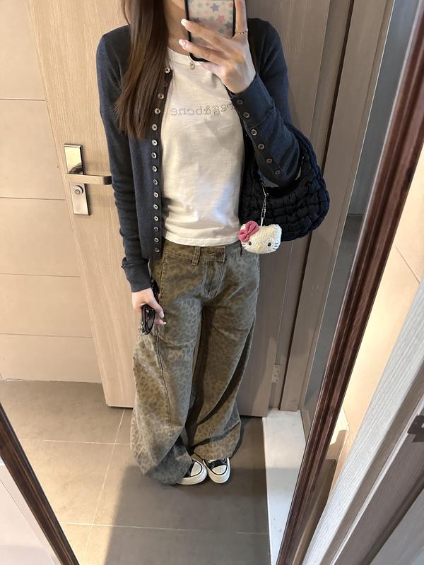 针织衫上衣女2025新款早秋季韩系时尚感慵懒休闲外搭开衫毛衣外套|undefined