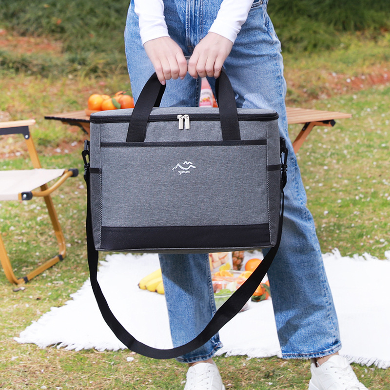 Nueva bolsa de picnic de camping, bolsa de aislamiento, equipaje refrigerado para automóvil, lonchera portátil, bolsa de almacenamiento, bolsa de conservación de alimentos de comercio exterior