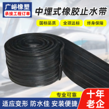 橡胶止水带651型中埋式止水带背贴止水带钢边式可卸式国标止水带