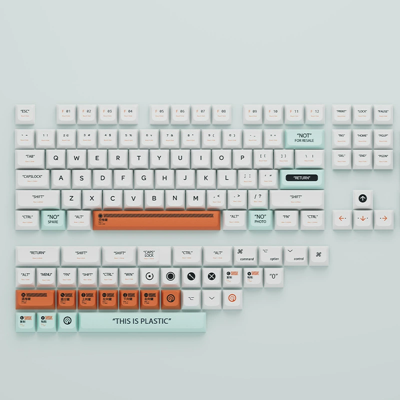 Матовый PBT XDA сублимационные клавиши на тему собаки Pacchard российского и японского дизайна полный набор универсальных клавиш для механической клавиатуры