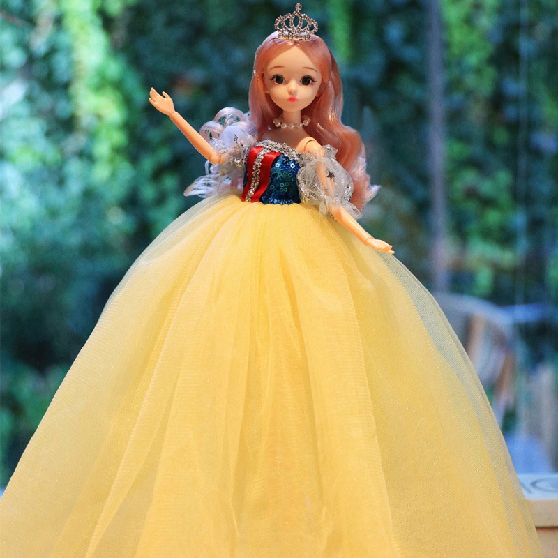 Yi Tian Barbie muñeca caja de regalo traje de regalo de cumpleaños flash boda muñeca jugar casa muñeca chica juguete