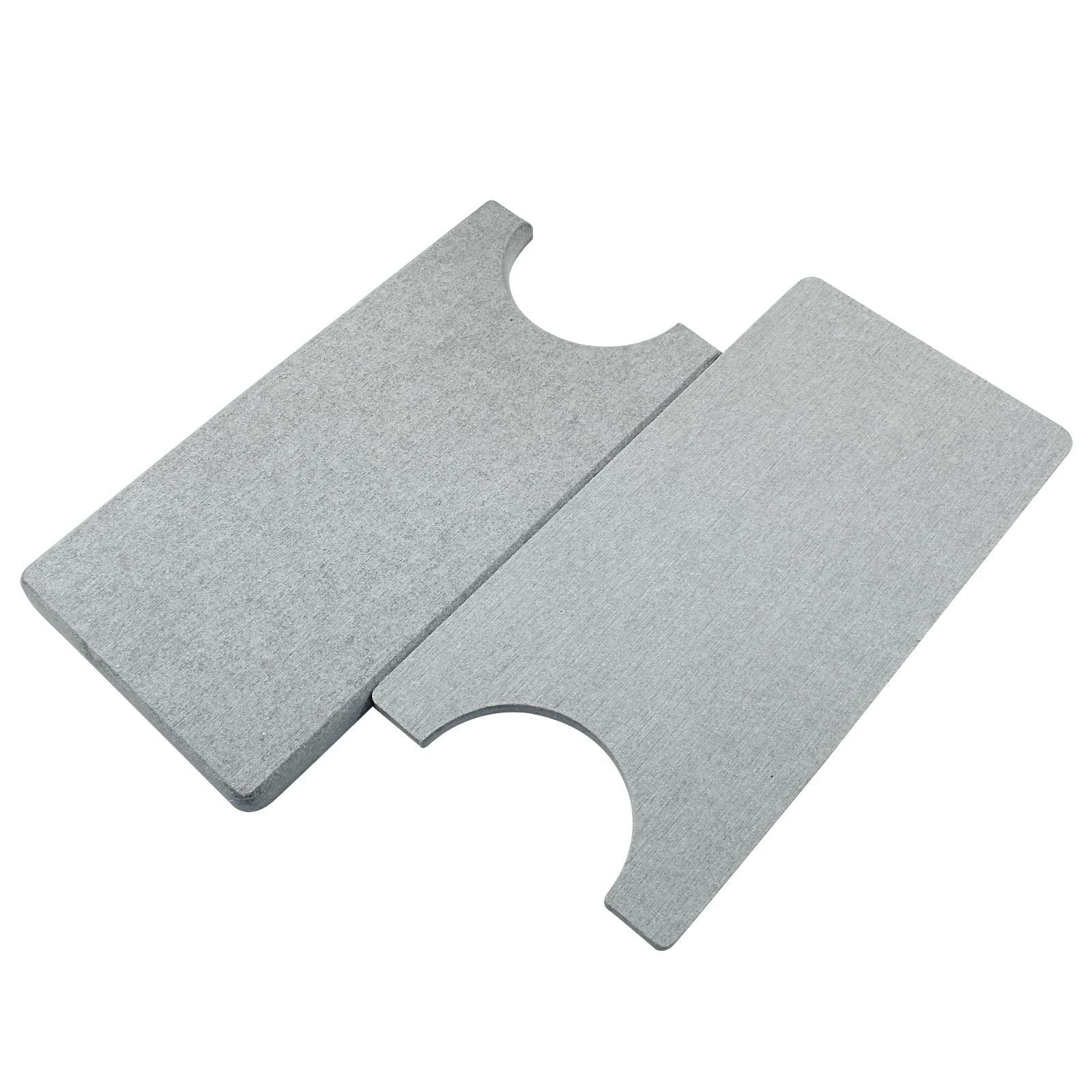 라이트 그레이 플랫 수전 패드