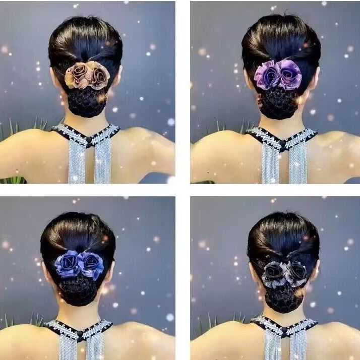 Summer retro fashionable elegant hair mesh