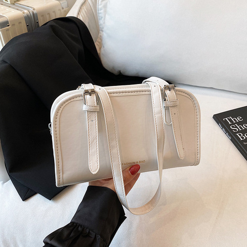 Casual Solid Color Minimalist Pillow Bag for Women 2025 Spring New Fashion Crossbody Bag Trendy Niche Design Single Shoulder Bag
