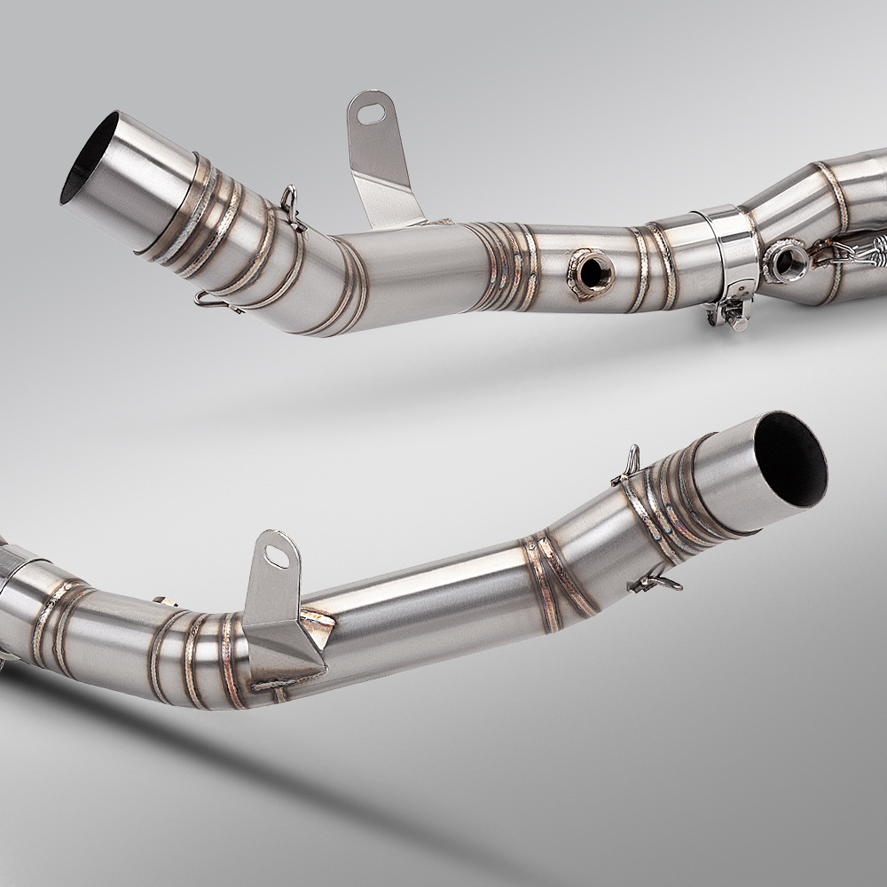 Motorcycle Exhaust Pipe Full System Modification Suitable for Z900 Dual Oxygen Port Front Section and Dream Star Tail Section 2025-2026