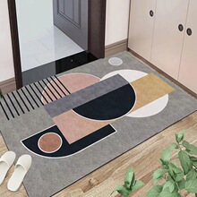 门口脚垫水晶绒地毯进门入户门垫耐脏进户门地毯家用入户防滑垫子