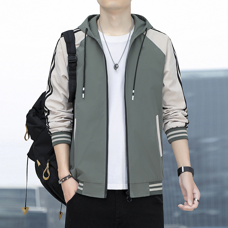 Men's Jacket 2024 New Spring Loose Versatile Korean Style Trendy Stylish Casual Student Coat