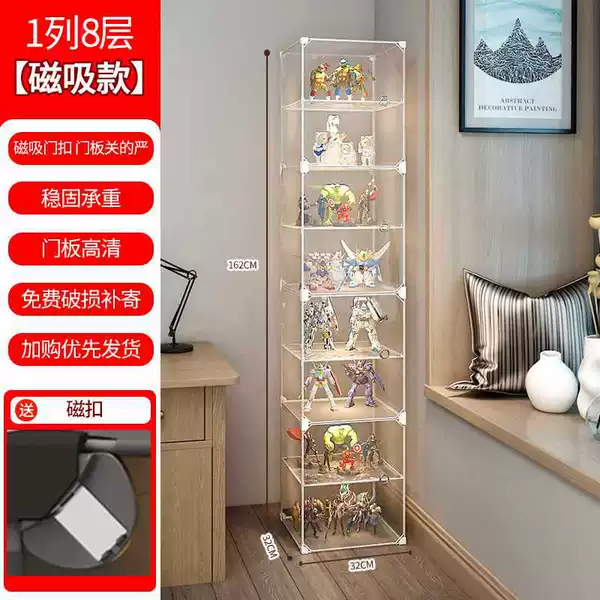 Strong magnetic, 1 column, 8 layers (double magnetic doors)