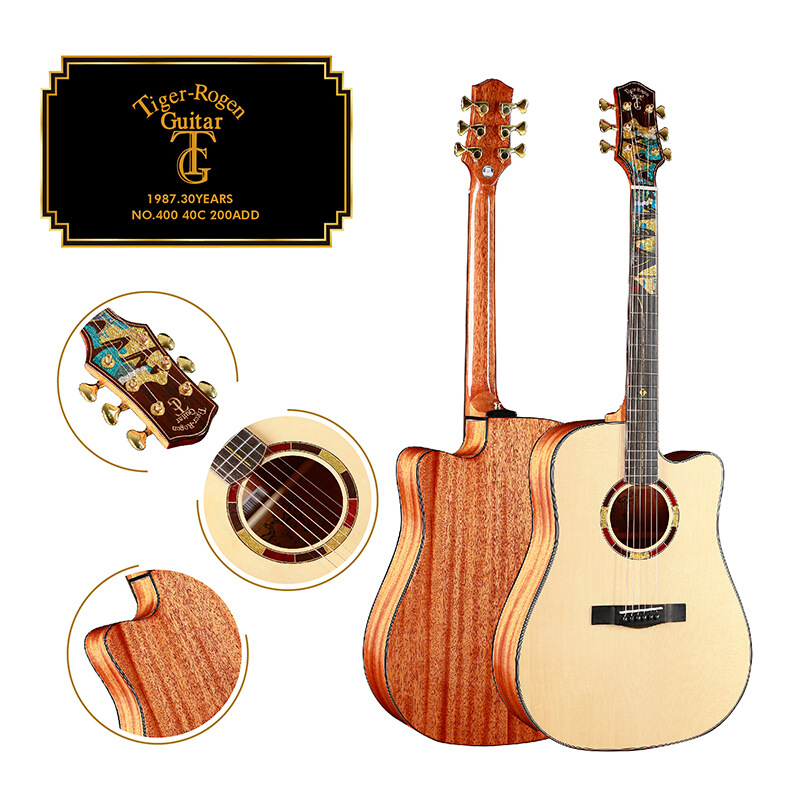 Tiger Rogen Tigro Gen Single Board Civil Ballad Guitar Tiger Mountain Journal Single Series 9