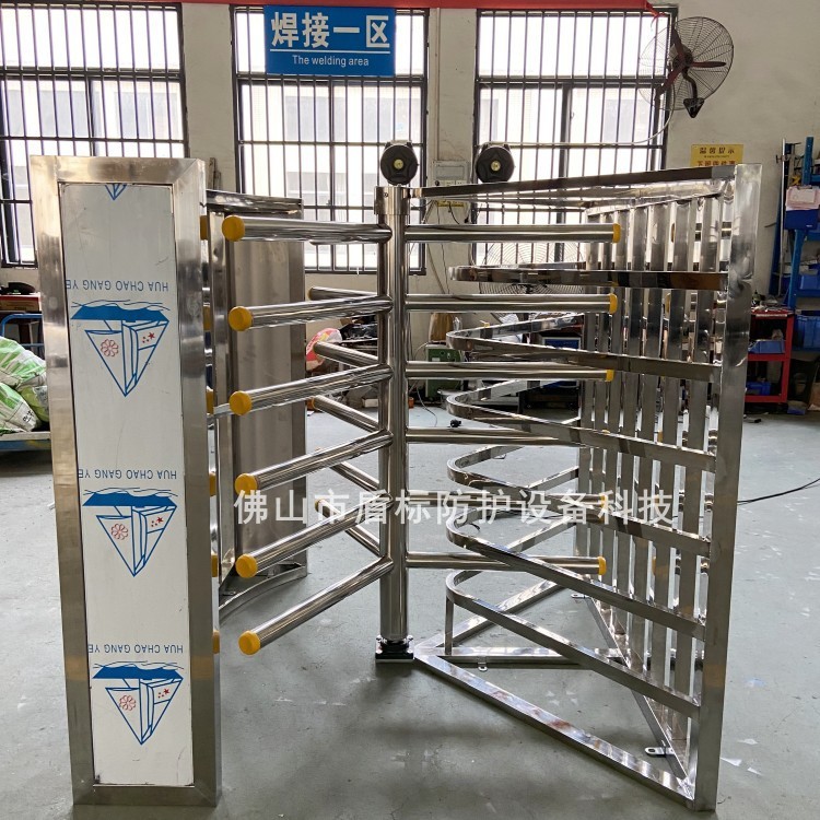 不锈钢手推自动旋转摆闸  手动单向转闸 防止逆转旋转进出口门禁