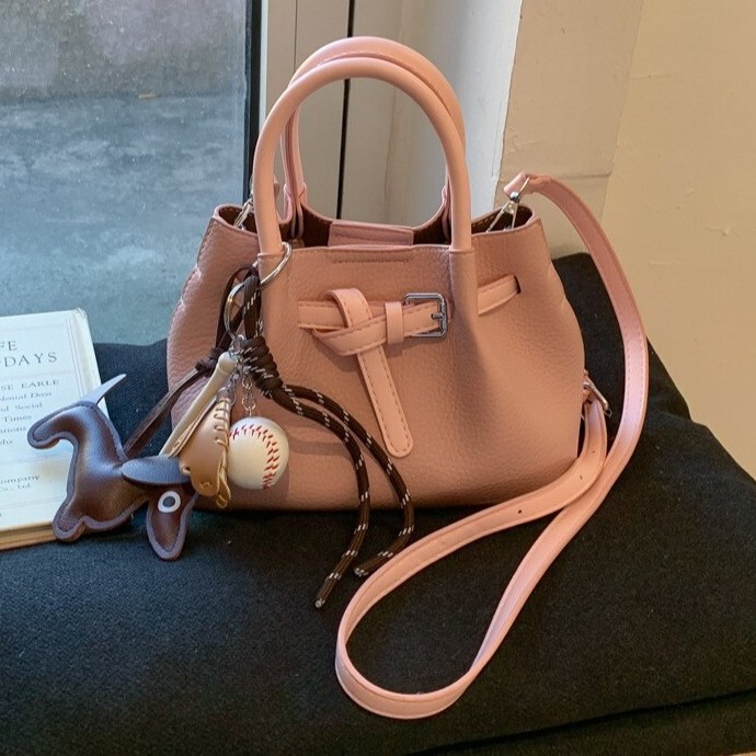 2026 New Style Fresh and Simple Korean Women's Fashion Casual Trendy Handbag Tote Basket Bag Niche Commuter Crossbody Bag 2026 New Style Fresh and Simple Korean Women's Fashion Casual Trendy Handbag Tote Basket Bag Niche Commuter Crossbody Bag