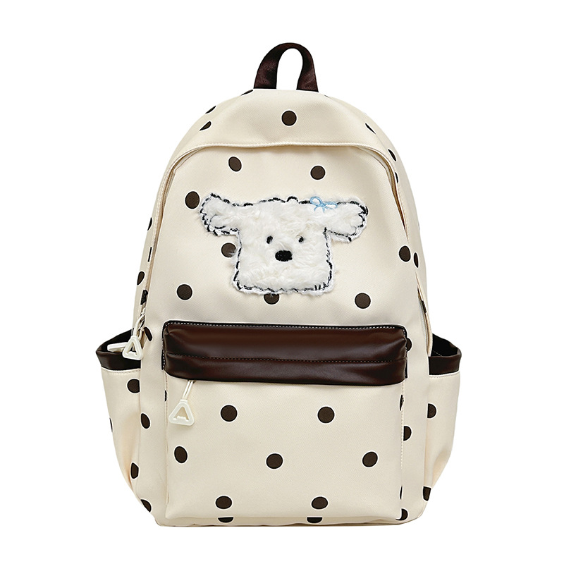 Mochila de alto valor facial para niños y niñas encantadora impresión de gran capacidad mochila de niños de dibujos animados perros mochila de niños