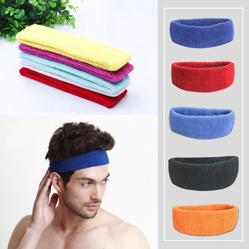 Cotton Yoga Headband Hairband Outdoor Sports Sweatband Breathable Sweatband Can Be Used As Logo