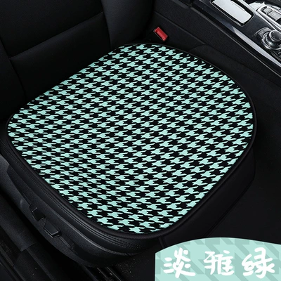 summer breathable honeycomb sandwich | Seat cushion, seat cover - wt-camellia-elegant-green-front-row-single-piece
