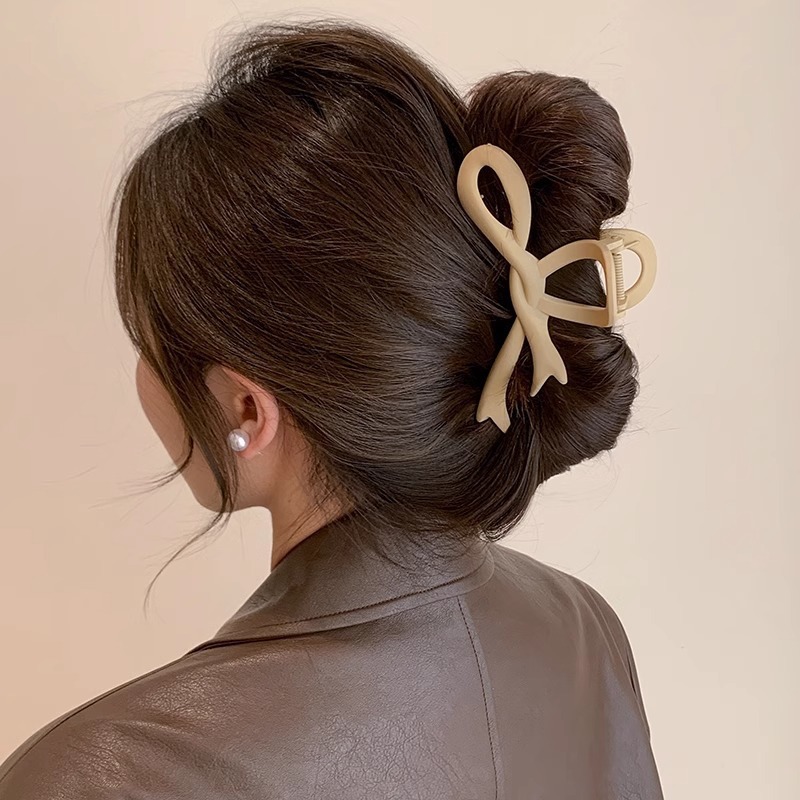 Pasador de Pelo Elegante Estilo Coreano, Pinza de Pelo Grande de Alta Gama, Nuevo Estilo 2025 para Peinados Recogidos, Pinza para Cabello Grueso.