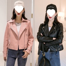 小皮衣外套女短款2025年新款春秋季韩版修身大码机车皮夹克潮直销