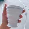 Travel folding cup-light blue