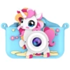 Three-dimensional unicorn [blue] can be photographed and recorded