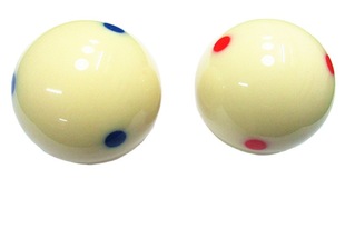 American Large Red Dot TV Billiards Billiards Sixteen Color Black Eight Mother Ball Snooker Crystal Ball Blue Dot Billiards