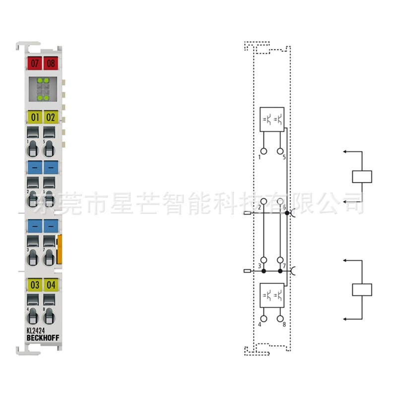 倍福KL2424总线端子模块德国BECKHOFFKL全新原装现货议价多通道