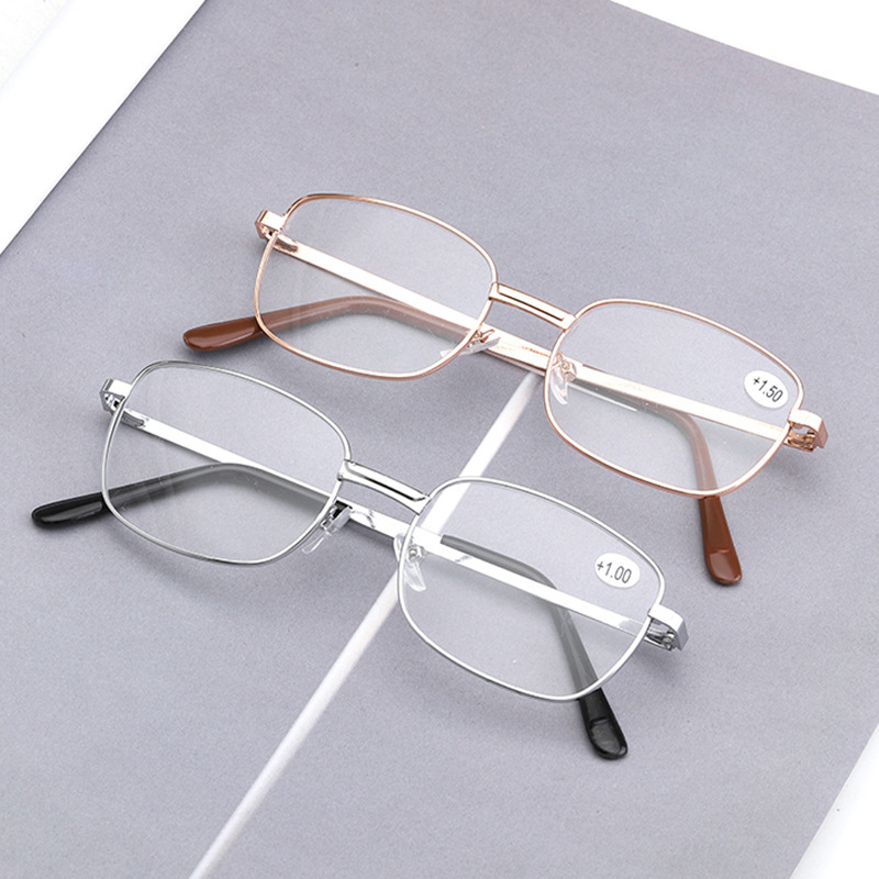 Fashion New Iron Feet Middle-aged Old Flower Eyes Running Jianghu High Definition Resin Box Old Flower Goggles Wholesale