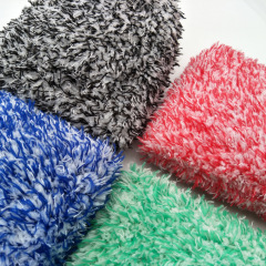 Car Wash Cleaning & Detailing Supplies: Thickened Double-Sided Chenille Car Washing Gloves with Long Plush Fabric