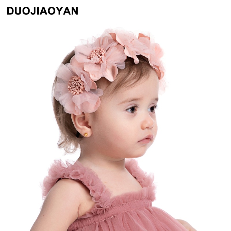 240g Weight Hair Band Hair Accessories Type No Quantity Holiday, Daily Occasion Cloth Material Flower Pattern All Seasons Season Kid'S Gender Cute Style Cute Kid'S Flower Cloth Hair Band 8
