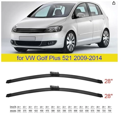 Suitable for VW Golf Plus 521 2009-2014 wiper 28 inch 28 inch (Wiper) - vw-golf-plus-521-2009-2014-28inch-28inch